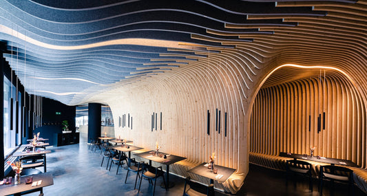 Restaurant acoustic panels