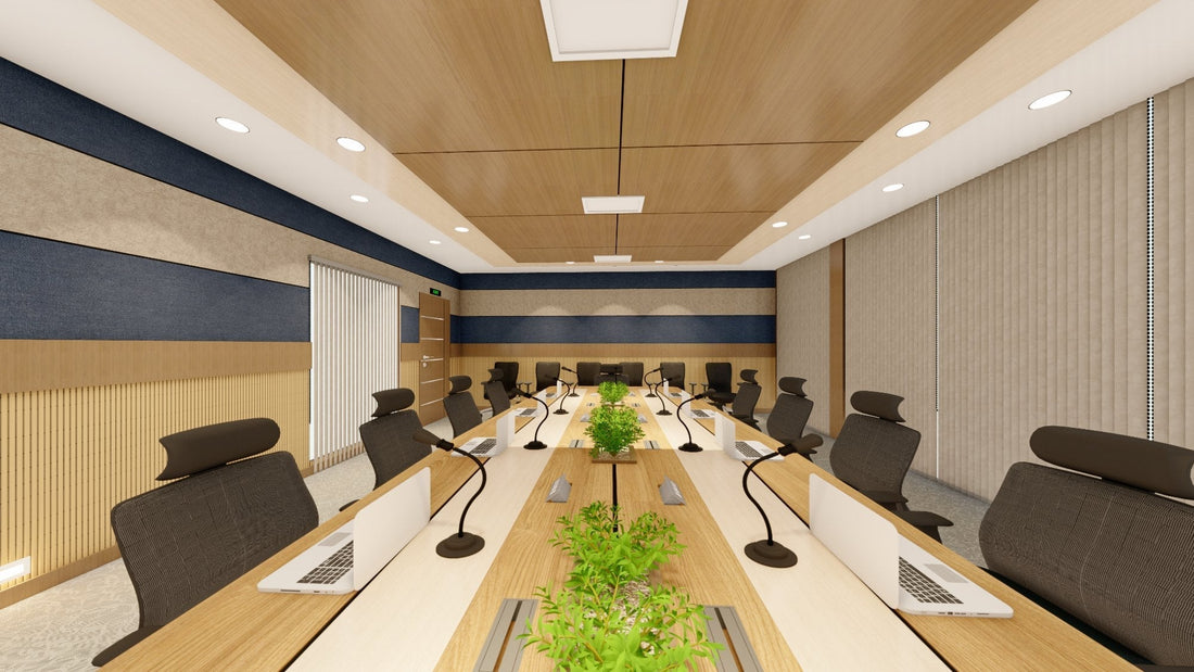 Acoustic panels for meeting rooms